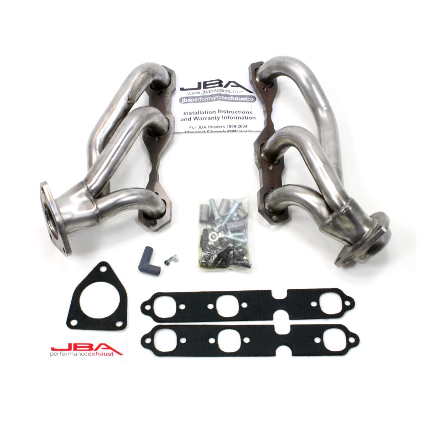 JBA 03-13 GM Truck 4.3L V6 1-1/2in Primary Raw 409SS Cat4Ward Header