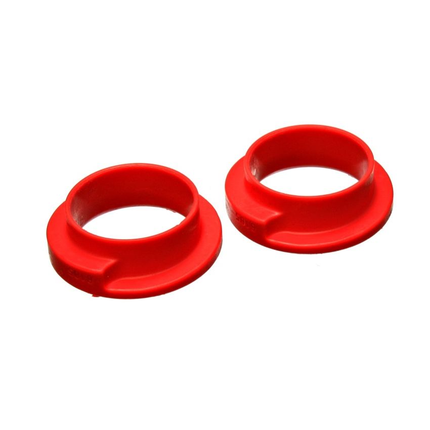 Energy Suspension Universal 2-3/16in ID 3in OD 1in H Red Coil Spring Isolators (2 per set)