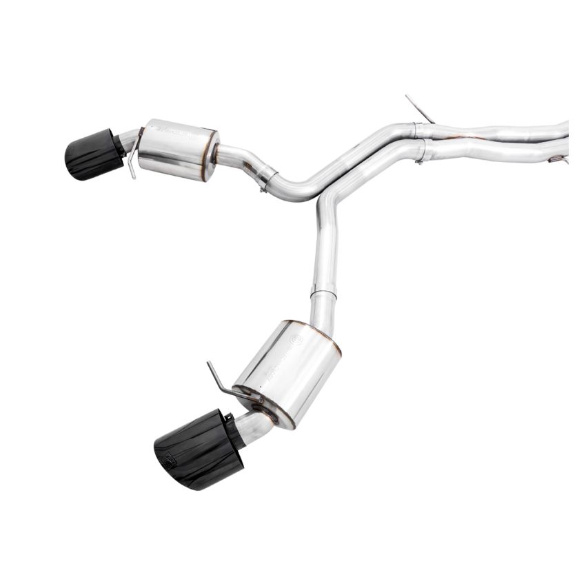 AWE Tuning 3015-33114 Audi B9 RS 5 Sportback Touring Edition Exhaust-Non Resonated- Diamond Black RS Style Tips