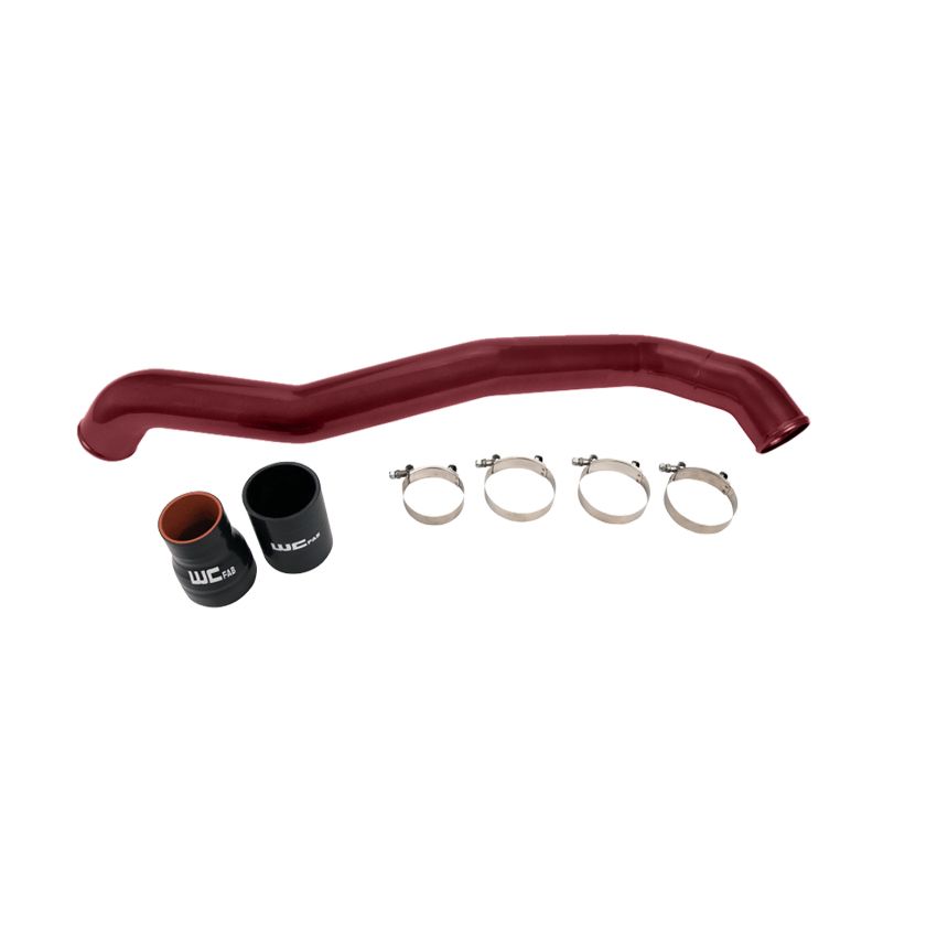 Wehrli 11-16 Chevrolet 6.6L LML Duramax Driver Side 3in Intercooler Pipe - WCFab Red
