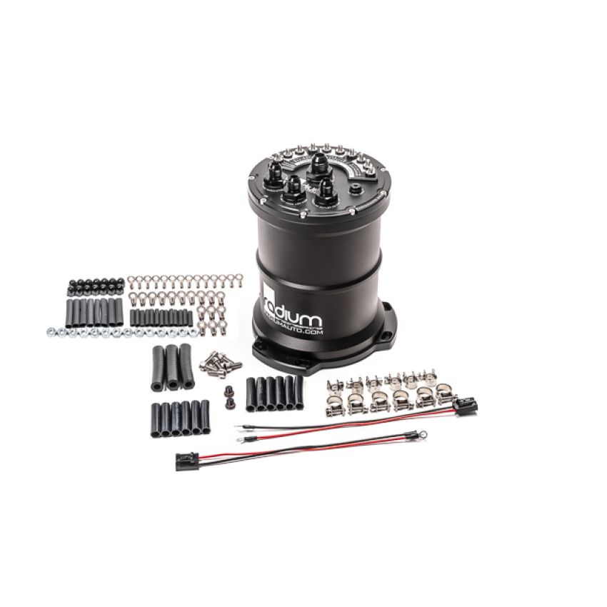 Radium Engineering 20-1440 Radium Multi-Pump Fuel Surge Tank Fits Walbro GSS342 / AEM 50-1200 / DW4 (Pumps Not Included)