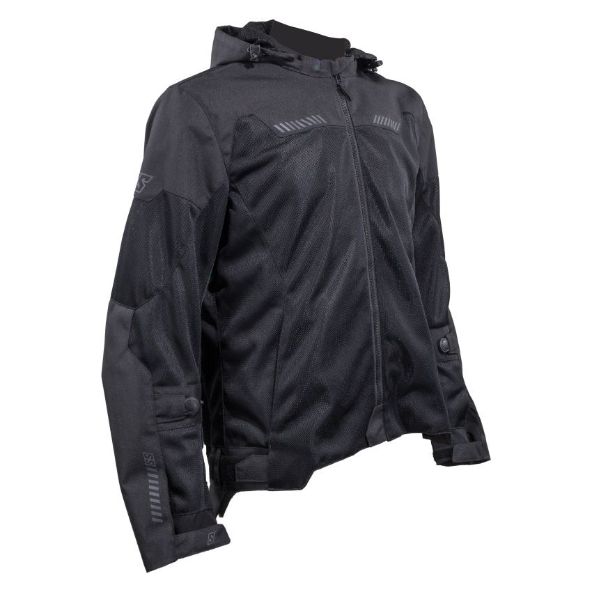 Speed and Strength 609860 Trial By Fire Mesh Jacket Black - Large