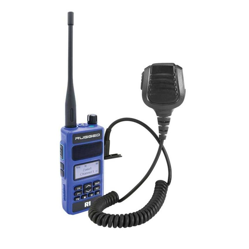 Rugged Radios R1-G BUNDLE - Rugged R1 - Business Band Two Way Handheld Radio - with Hand Mic