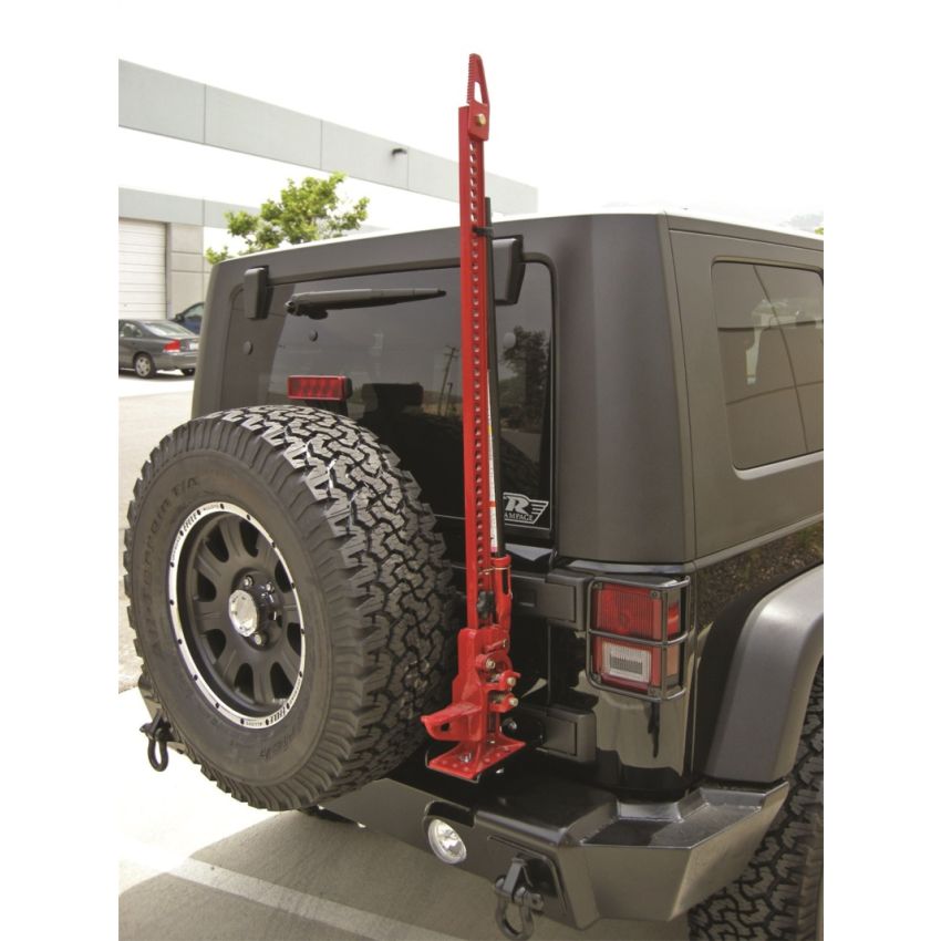 Rampage 2007-2018 Jeep Wrangler(JK) High Lift Jack Mount - Black