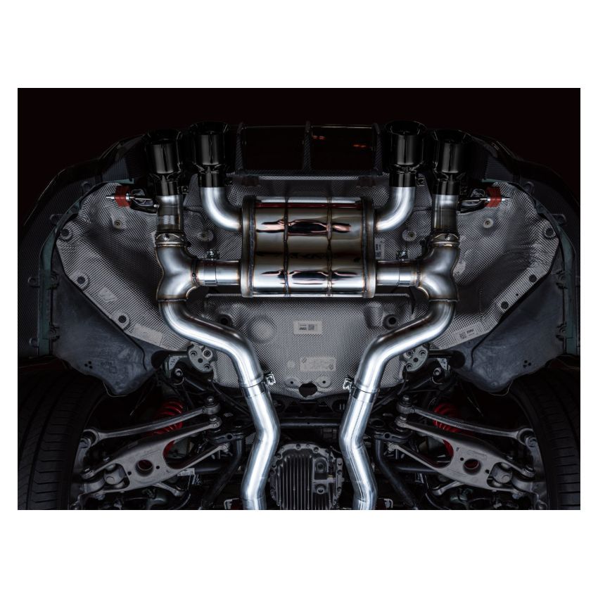 AWE Tuning 3025-42480 AWE SwitchPath Catback Exhaust for BMW G8X M3/M4 - Diamond Black Tips