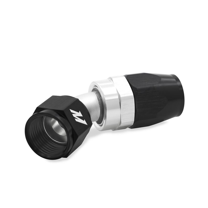 Mishimoto Aluminum -6AN 45 Degree Fitting - Black