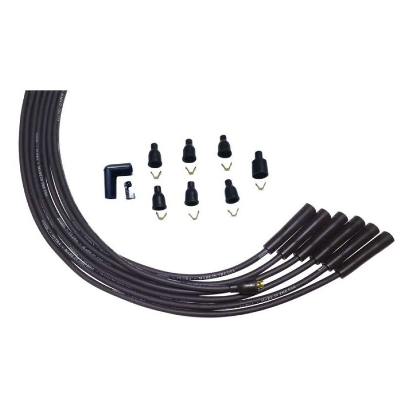 MOROSO MOR51003 Ultra Plug Wire Set Universal 6-Cyl Black