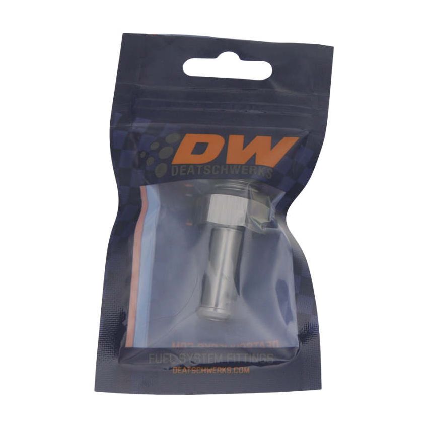 DeatschWerks 6AN ORB Male To 3/8in Barb Fitting (Single Barb - Incl O-Ring)