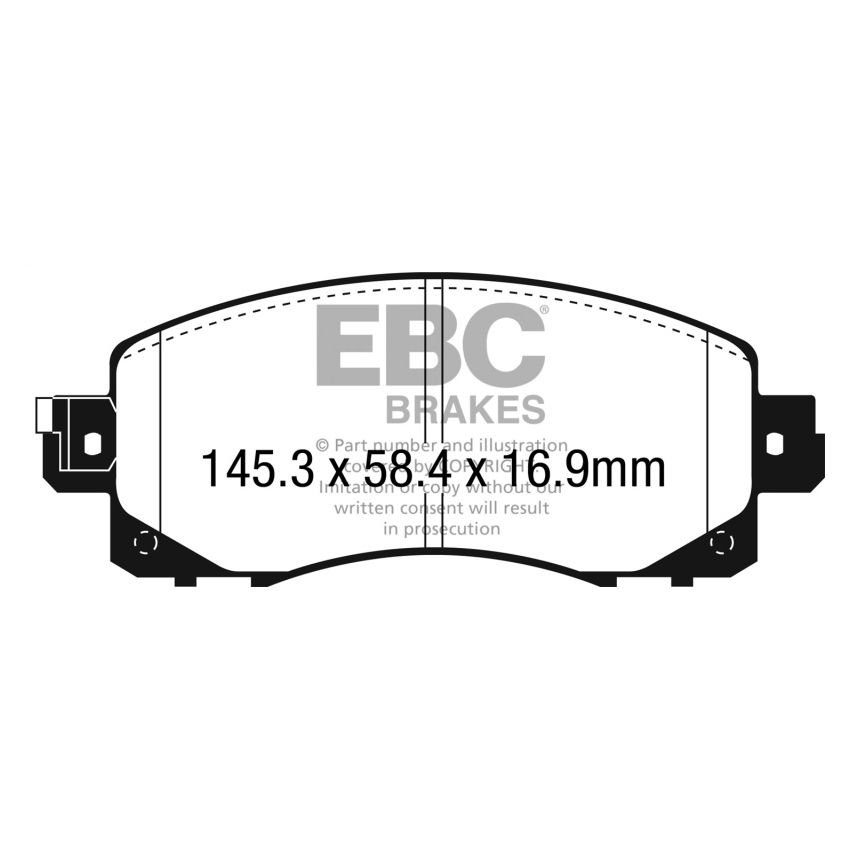 EBC UD2045 18+ Subaru Crosstrek 2 Ultimax Front Brake Pads