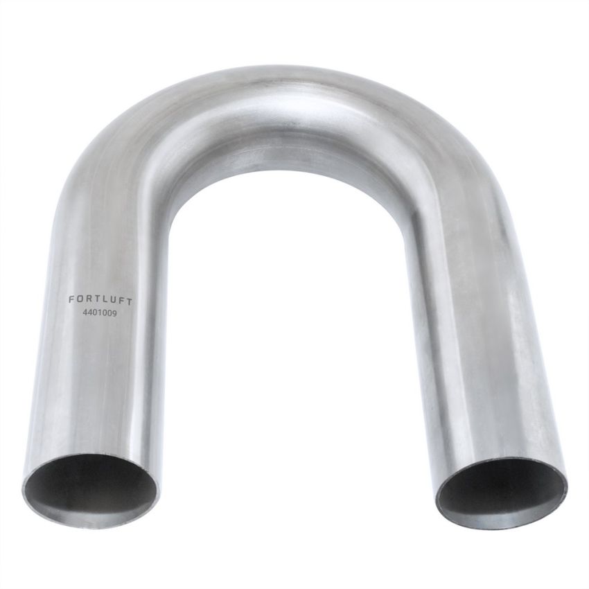 FORTLUFT 4401316 180 Degree Stainless Steel Exhaust Mandrel Bend Stainless Steel, 1.25''/32mm