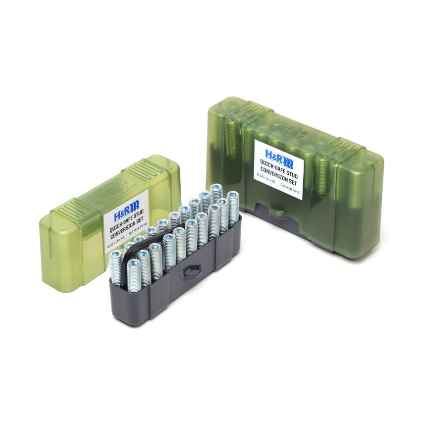 H&R Q-SPACK45-40 Quick-Safe Bolt-Stud Conversions M14 x 1.5 x 40 (Set of 20)