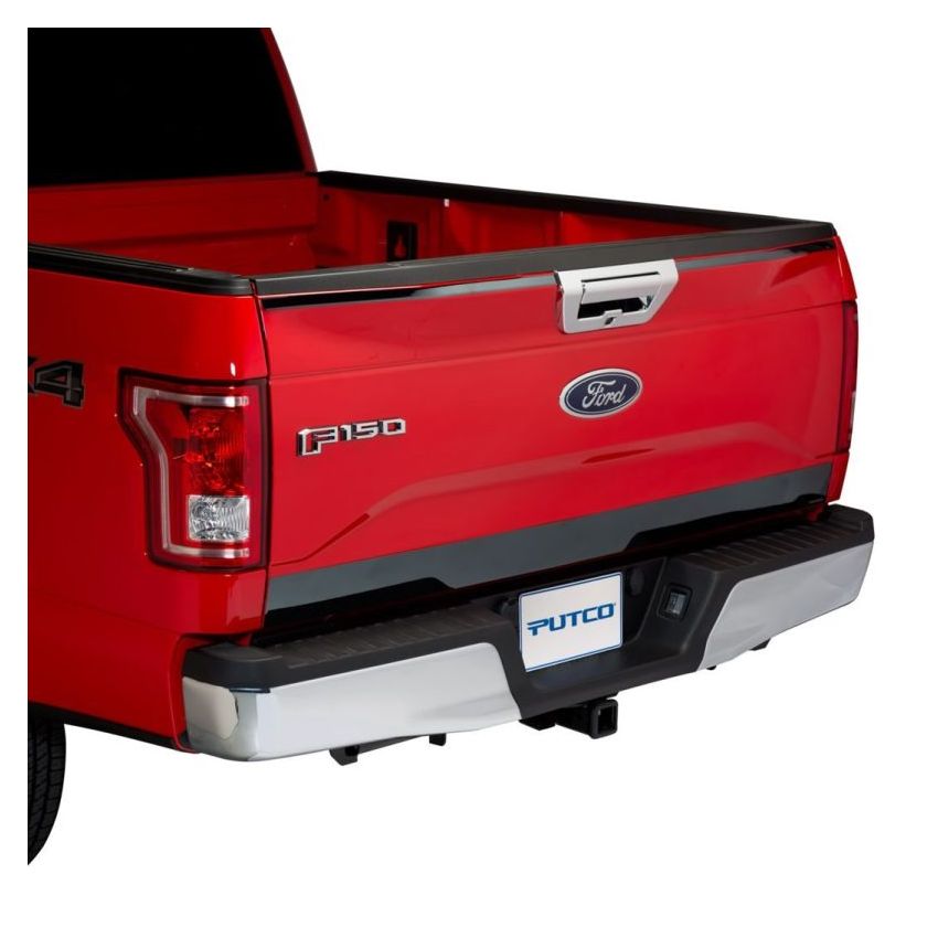 Putco 403475BP 15-20 Ford F-150 - SS Black Platinum Upper & Lower Tailgate Accent - 3pcs
