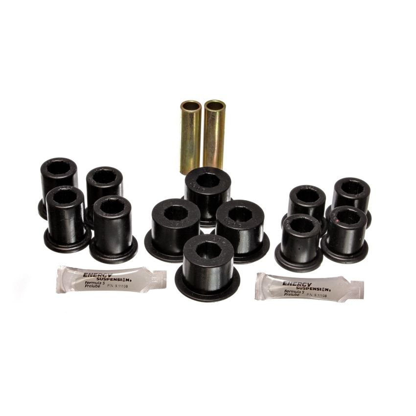 Energy Suspension 89-94 Toyota Pick Up 2WD (Exc T-100/Tundra) Black Rear Leaf Spring Bushing Set