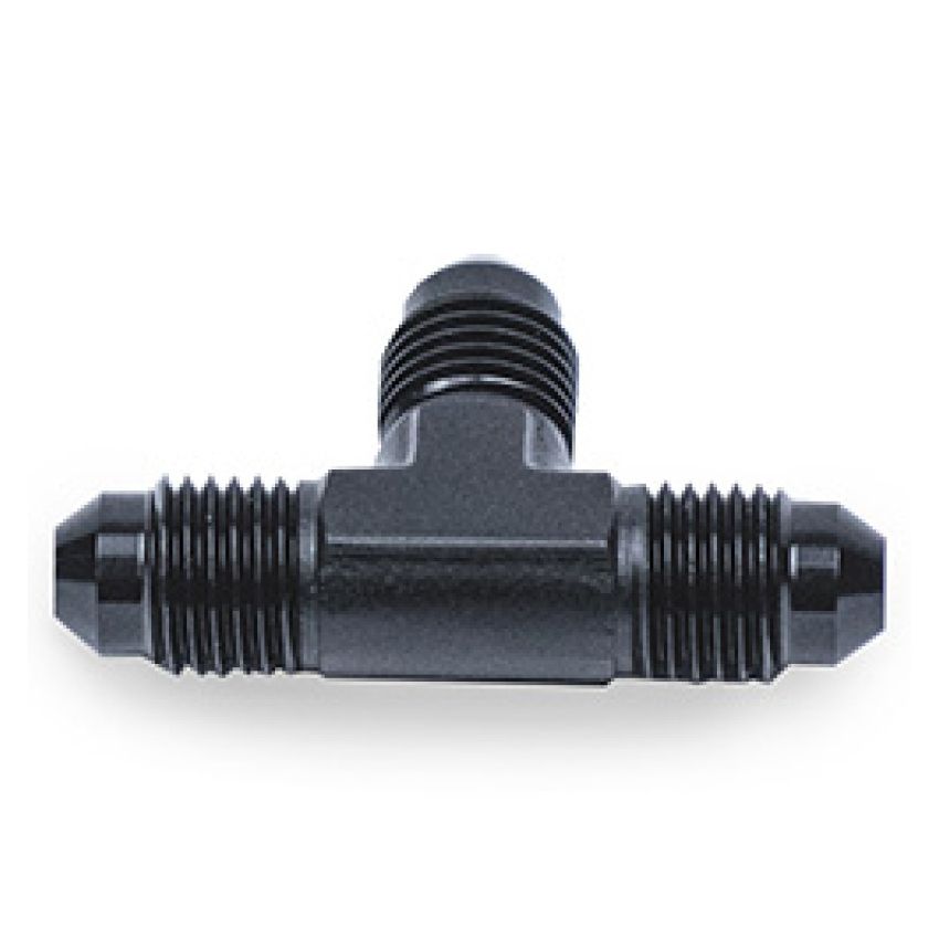 Snow Performance SNO-806-BRD 4AN T Water Methanol Fitting (BLACK)