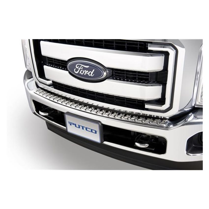 Putco 94120 11-16 Ford SuperDuty - Front Bumper Cover Stainless Steel Bumper Covers