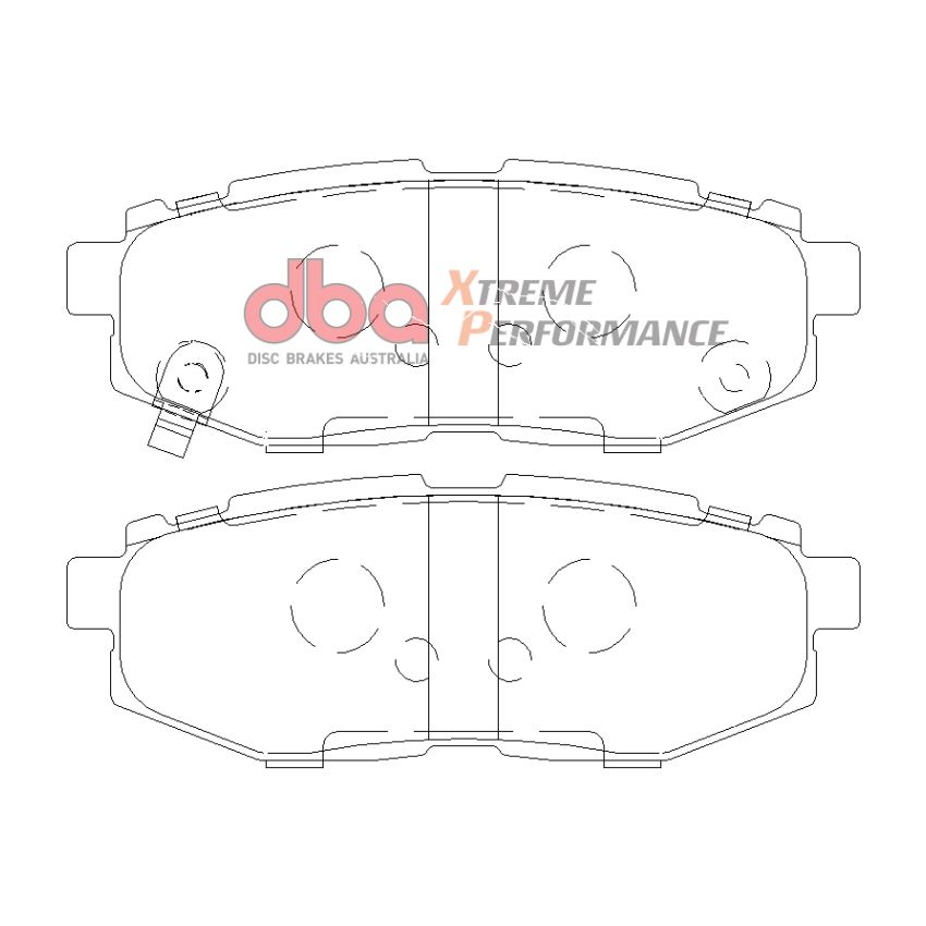 DBA 11+ Subaru Legacy GT XP650 Rear Brake Pads