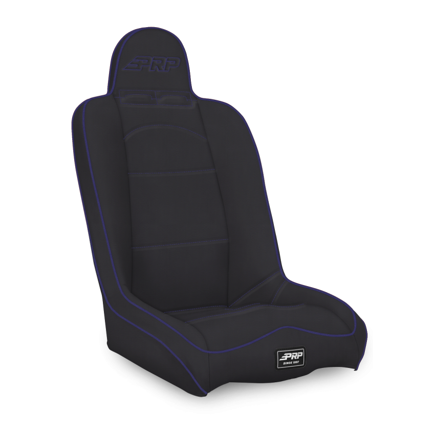 PRP Seats A140110-201-M PRP Daily Driver High Back Suspension Seat- Black/Purple Vinyl