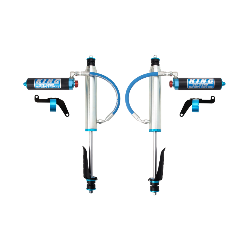 King Shocks 97+ Nissan Patrol Y61 Frt 2.5 Dia Shock Remote 2.5 Fin Res 3-5in Lift w/Adj/Brkt (Pair)