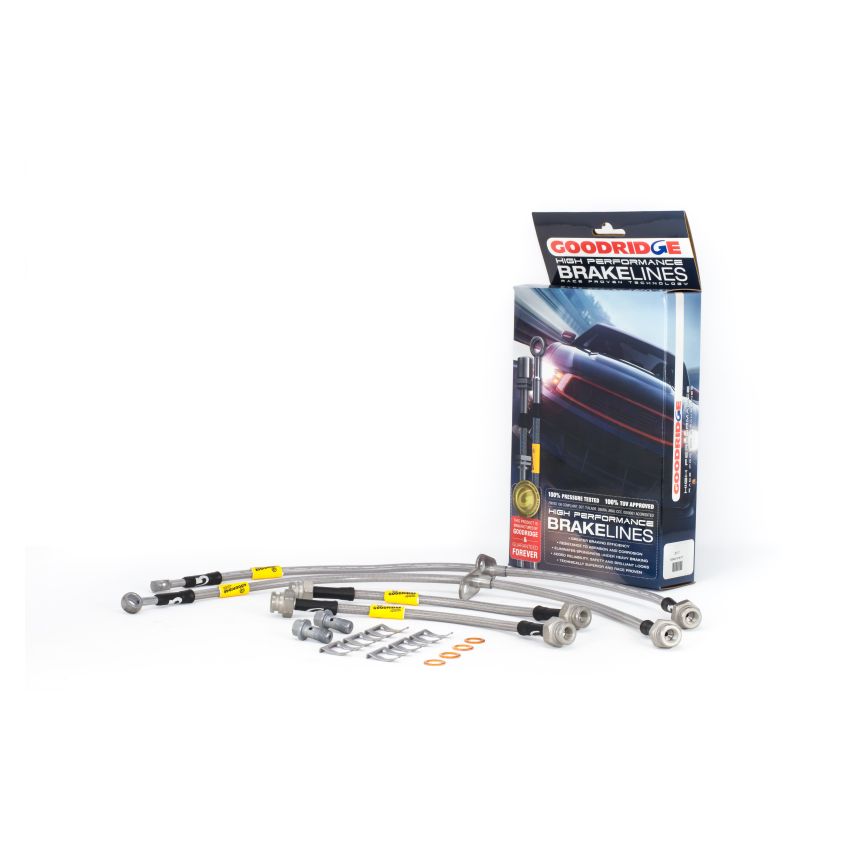 Goodridge 15-18 Honda Fit SS Brake Line Kit