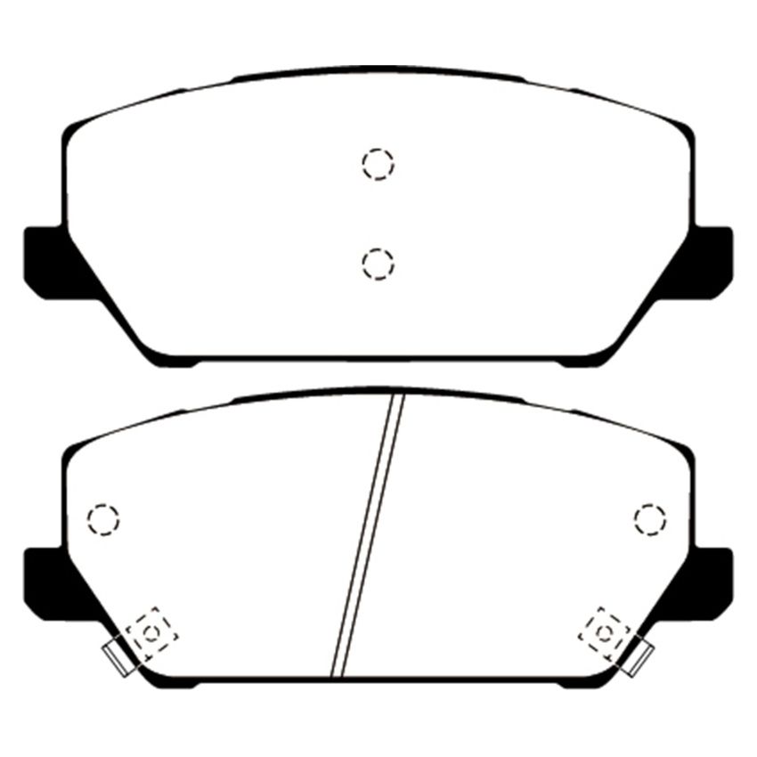 EBC UD2211 2019+ Hyundai Veloster Turbo N (2nd Gen) 2.0L Ultimax Front Brake Pads