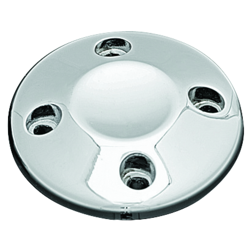 Kuryakyn 6244 ISO Grip End Cap Chrome (Ea)