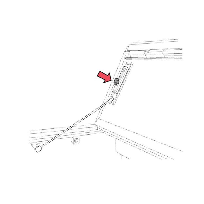 BAK Slide Lock Star Knob Qty 2