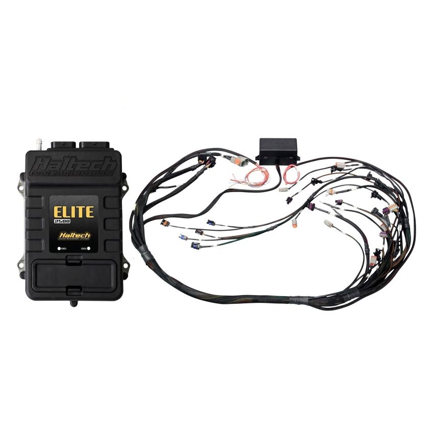 Haltech HT-151362 Elite 2500 Terminated Harness ECU Kit w/EV1 Injector Connectors