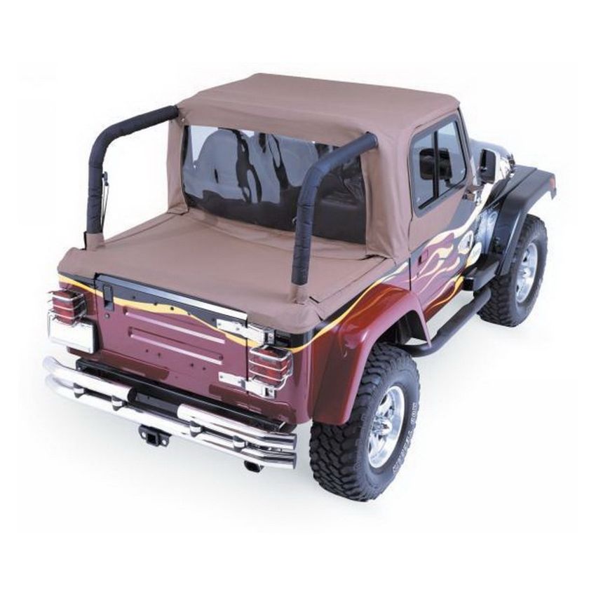 Rampage 1992-1995 Jeep Wrangler(YJ) Cab Soft Top And Tonneau Cover - Spice Denim