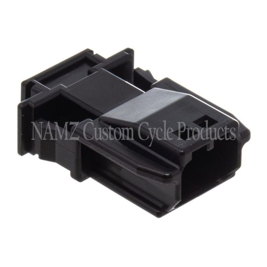 NAMZ NJ-2P51 JAE MX-1900 2-Position Male Black Pin Housing (HD 72905-11)