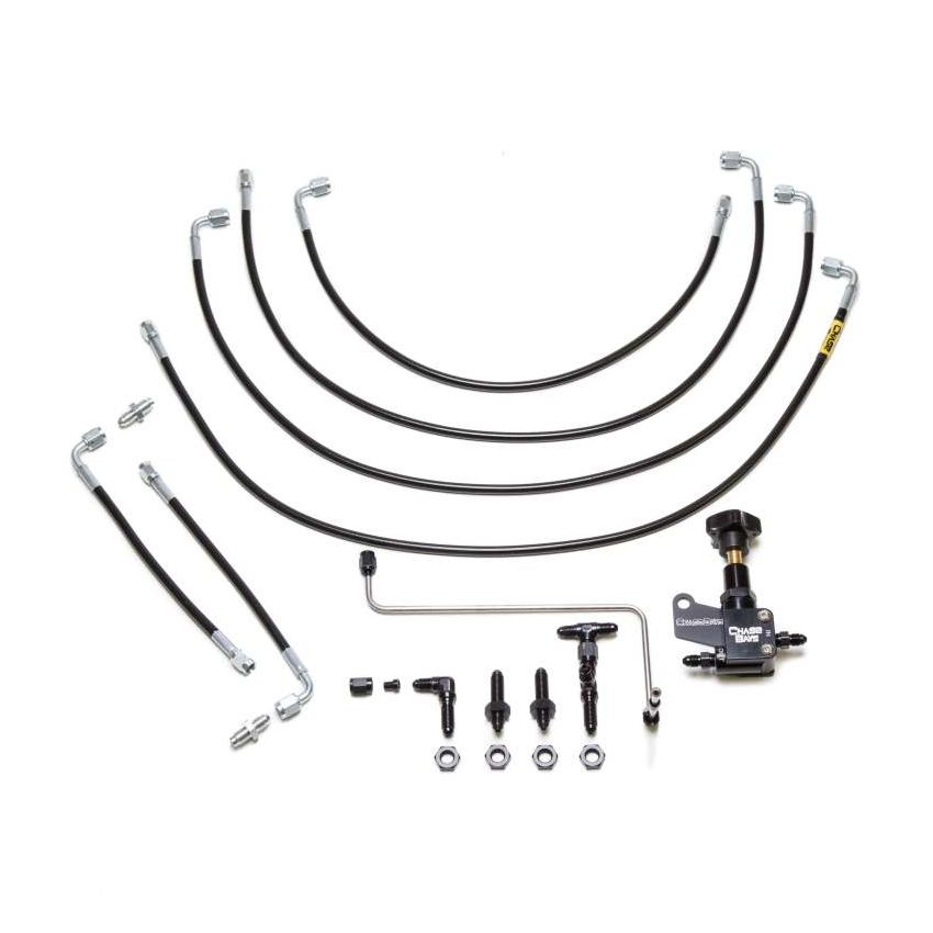Chase Bays CB-N-S134BBE 88-02 Nissan S13/S14/S15 Single Piston Brake Booster Delete In Bay Brake Line Relocation