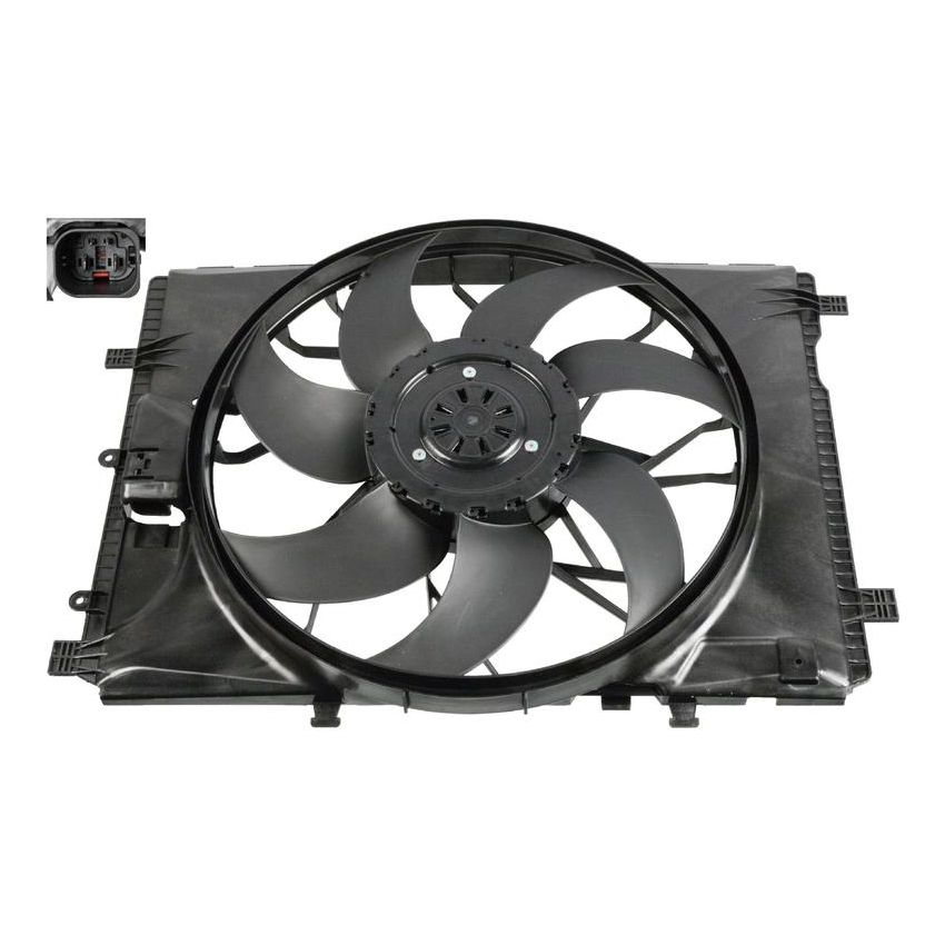 FEBI 107458 Radiator Fan with shroud