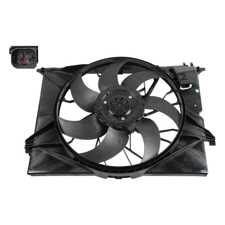 FEBI 107616 Radiator Fan with shroud