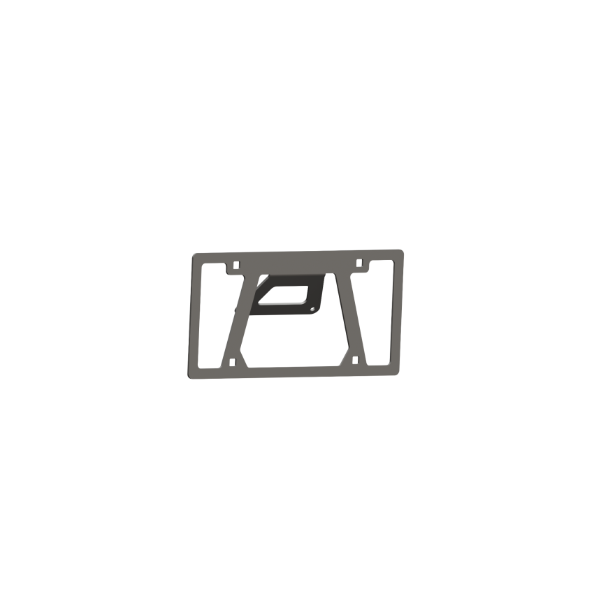 Road Armor LPB-iD Universal Front License Plate Mount- Tex Blk