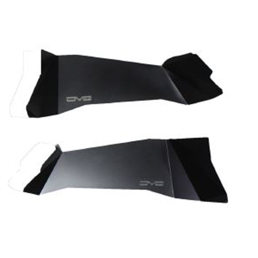 DV8 Offroad INFEND-01RB 07-18 Jeep Wrangler JK Rear Aluminum Inner Fender - Black