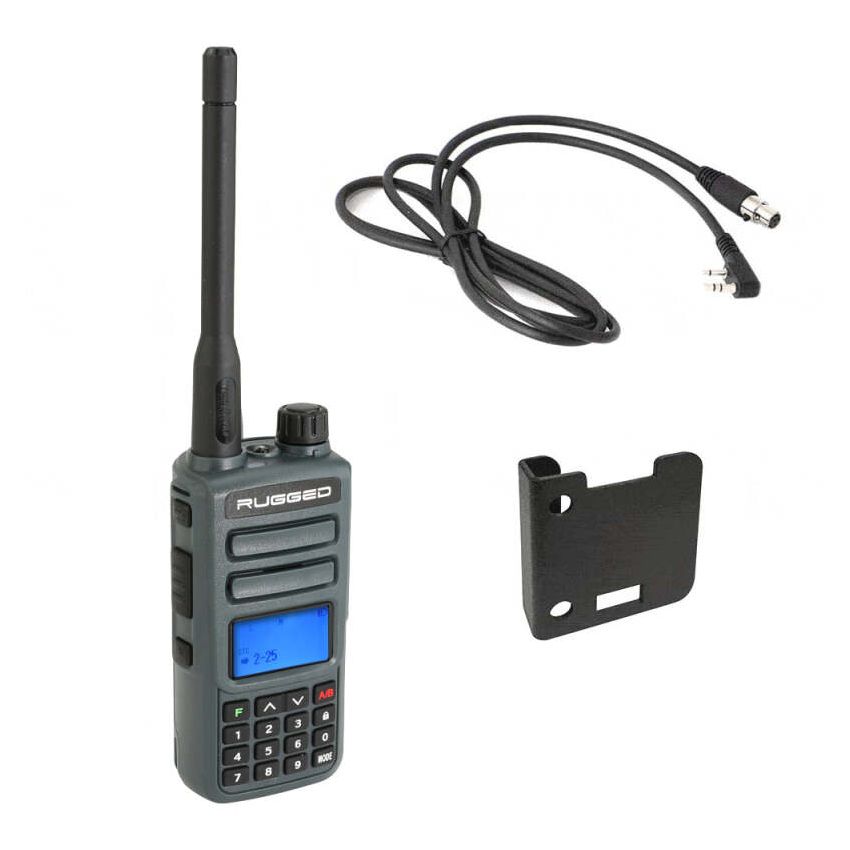 Rugged Radios RK-GMR2 RADIO KIT - Rugged GMR2 - GMRS / FRS Two Way Handheld Radio to Intercom