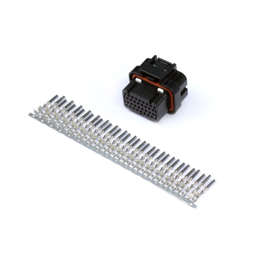 Haltech HT-030009 AMP 34 Pin 4 Row 3 Keyway Superseal Connector Plug & Pins