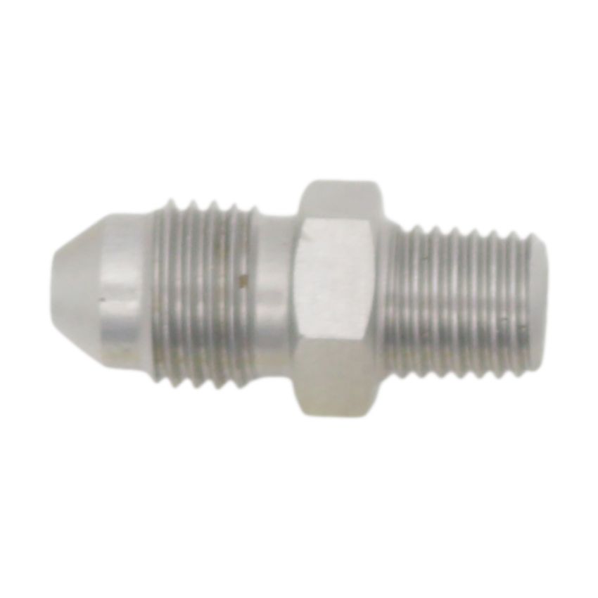DeatschWerks 3AN Male Flare to 1/16in NPT Male - Anodized Stainless Steel