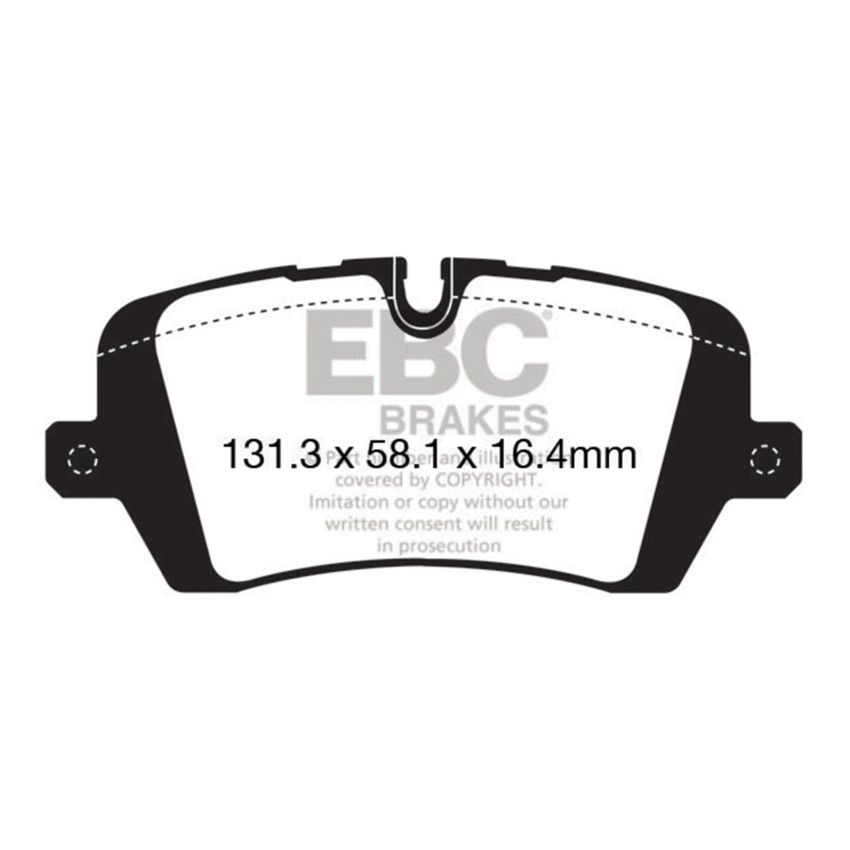 EBC DP62161 13+ Land Rover Range Rover 3.0 Supercharged Greenstuff Rear Brake Pads