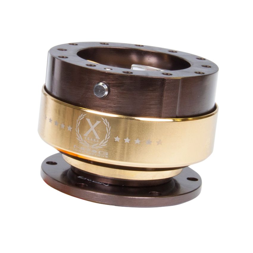 NRG Quick Release Gen 2.0 - Bronze Body / Chrome Gold Ring