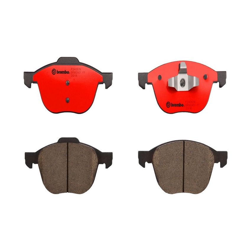 Brembo P24061N Premium NAO Ceramic OE Equivalent Pad