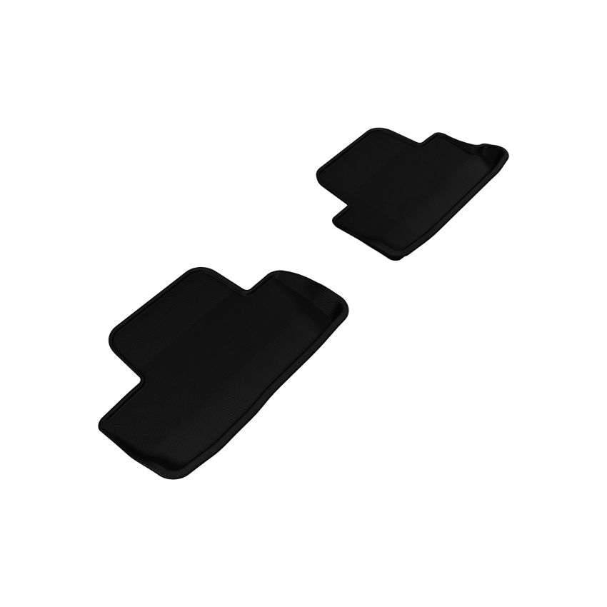 3D MAXpider 2005-2014 Ford Mustang Kagu 2nd Row Floormats - Black