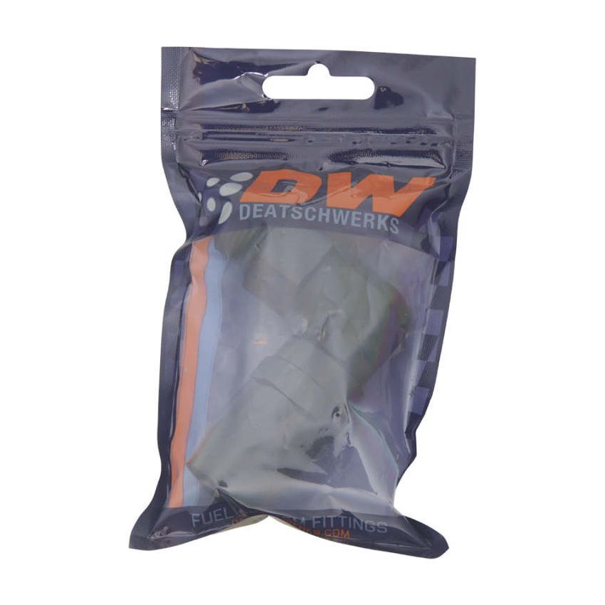 DeatschWerks 10AN ORB Female Swivel 90-Degree Hose End CPE - Anodized Matte Black