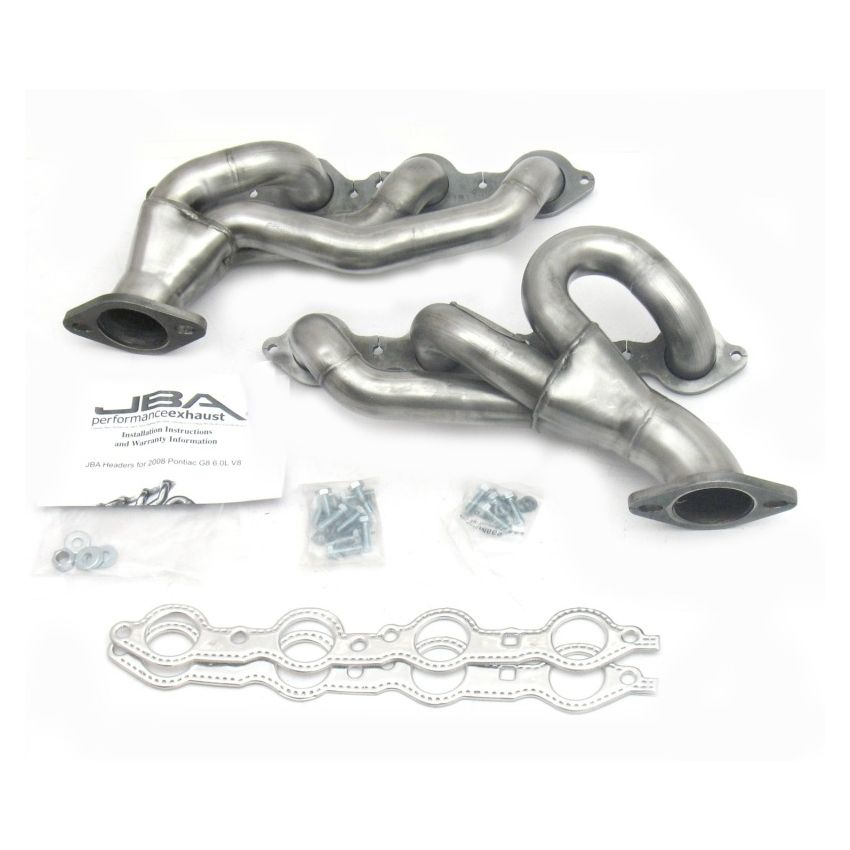 JBA 08-09 Pontiac G8 6.0/6.2L LS 1-3/4in Primary Raw 409SS Cat4Ward Header