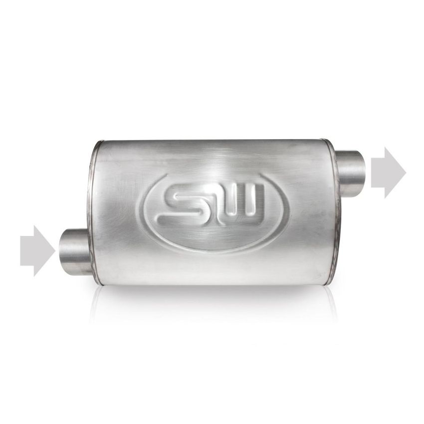 Stainless Works TM5C3O3OPS 3in ID OFFSET INLET/ 3in OD OFFSET OUTLET (ON OPPOSITE SIDEs) 5inX9in