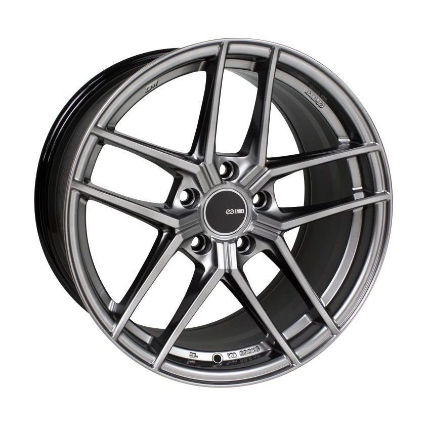 Enkei TY5 18x8.5 5x114.3 25mm Offset 72.6mm Bore Hyper Silver Wheel