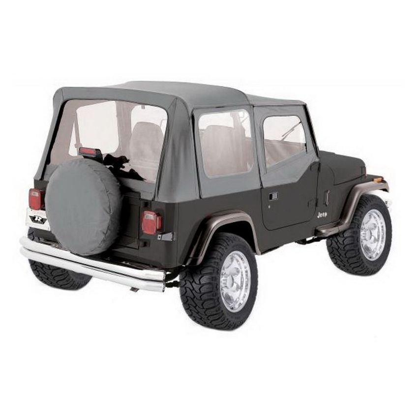 Rampage 68111 1976-1983 Jeep CJ5 Complete Top - Grey Denim