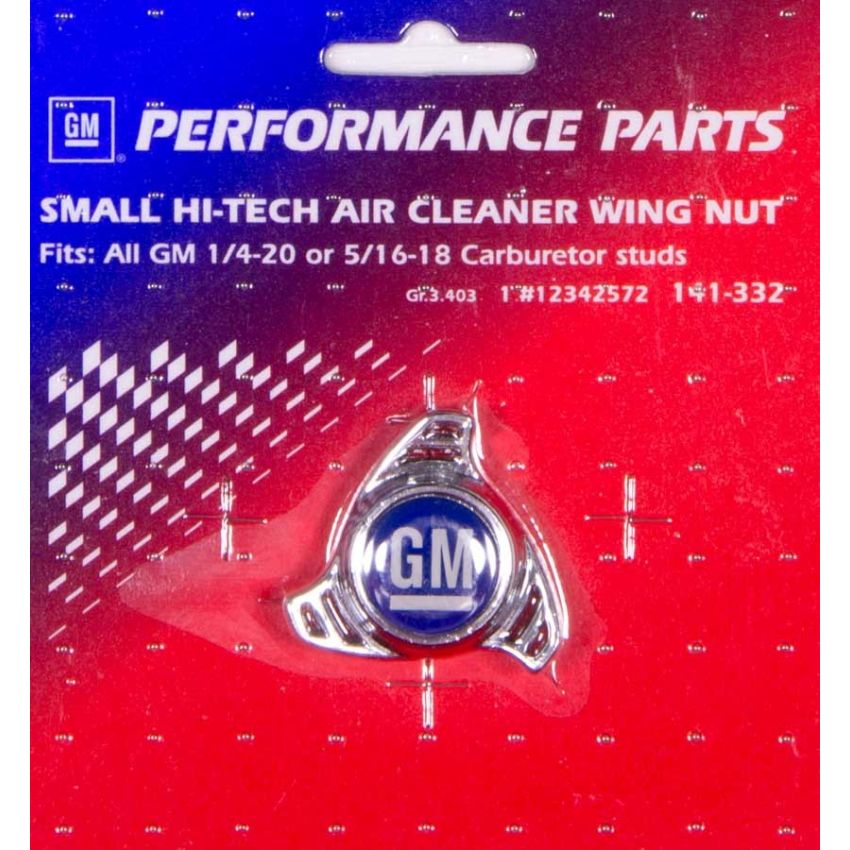 PROFORM PFM141-332 Air Cleaner Center Nut- Small Hi Tech GM Logo