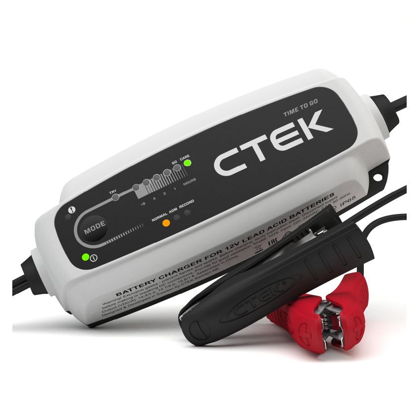 CTEK Battery Charger - CT5 Time To Go - 4.3A