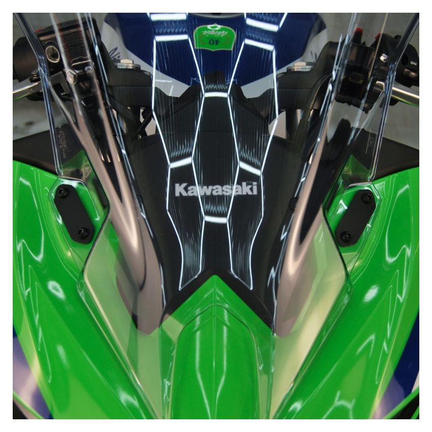 New Rage Cycles N500-MBO 24+ Kawasaki 500 Ninja Block Off Plates