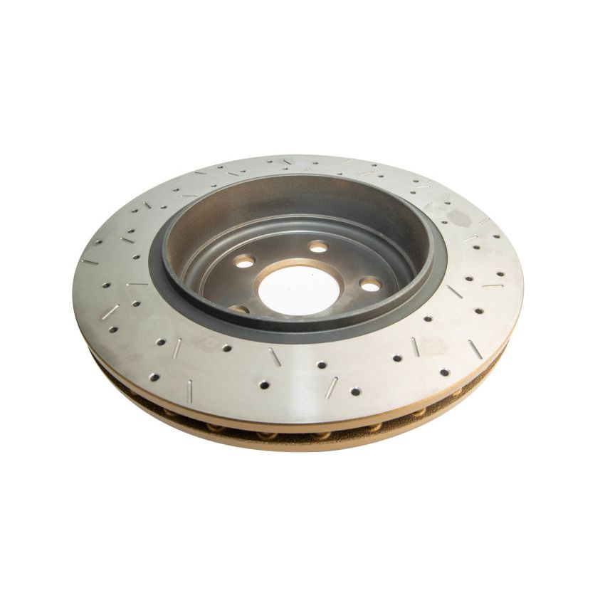 DBA 12-19 Jeep Grand Cherokee SRT8 Rear Drilled & Slotted 4000 XS Series Rotor